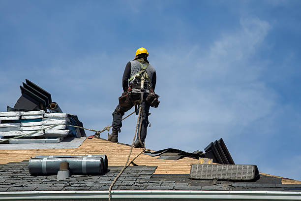 Professional Roof Replacement technician working in Lederach, PA